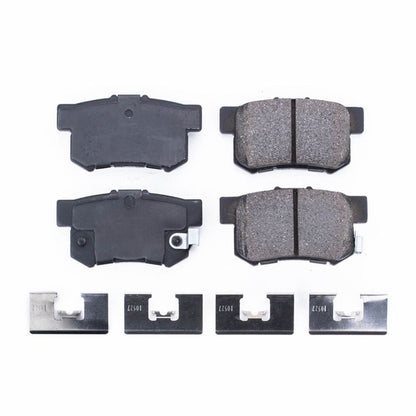 PowerStop Power Stop 01-03 Acura CL Rear Z17 Evolution Ceramic Brake Pads w/Hardware