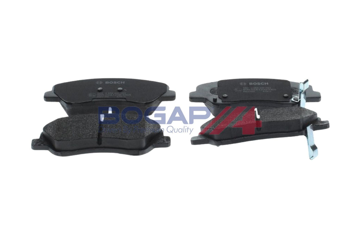 BOGAP Y8210257 Brake Pad Set, Disc Brake