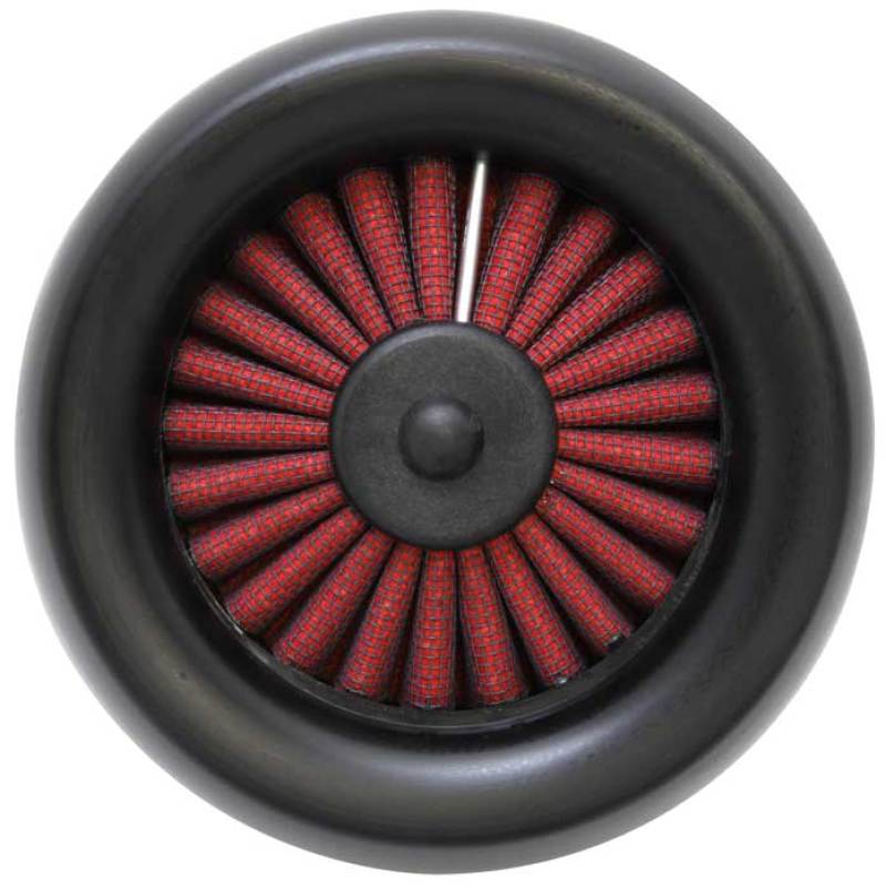 AEM Induction AEM Dryflow Air Filter - Round Tapered 5in Top OD x 6 Base OD x 5.563in H x 3in Flange ID