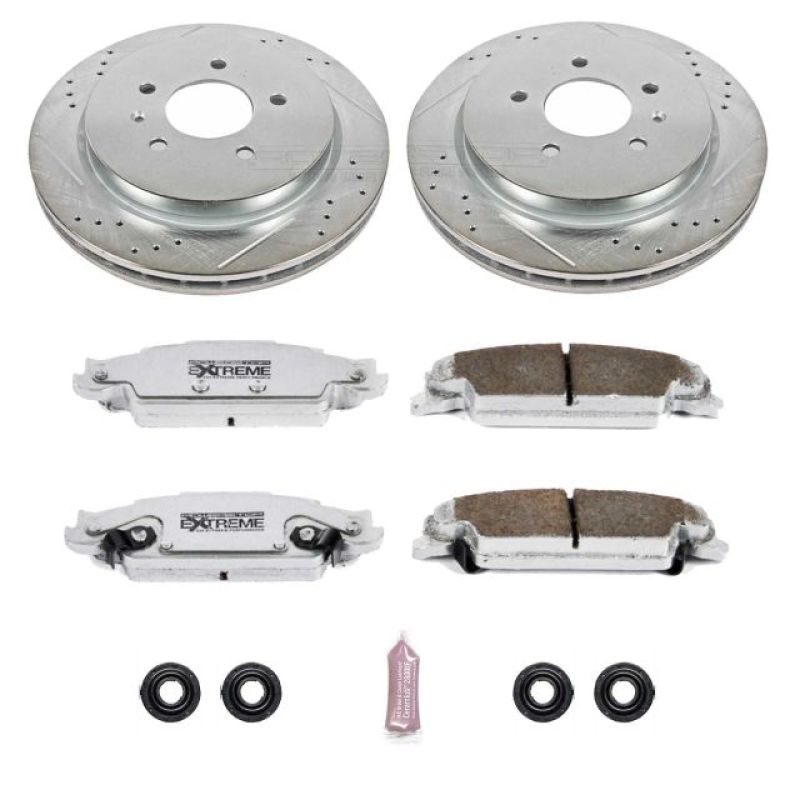 PowerStop Power Stop 03-07 Cadillac CTS Rear Z26 Street Warrior Brake Kit