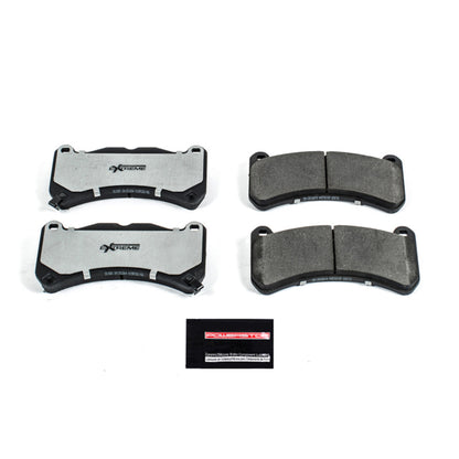 PowerStop Power Stop 13-14 Ford Mustang Front Z26 Extreme Street Brake Pads w/Hardware