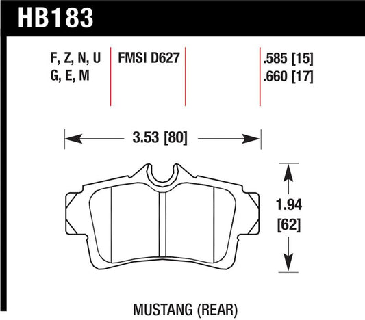Hawk Performance Hawk HP+ Street Brake Pads