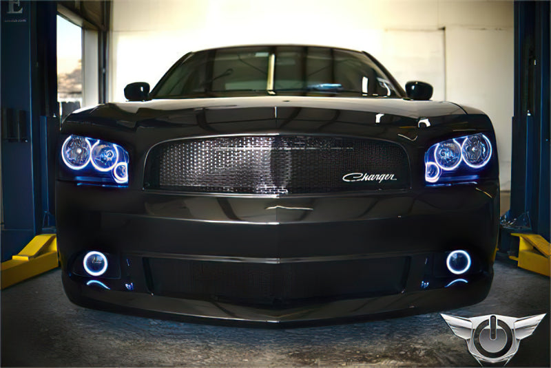 ORACLE Lighting Oracle 05-10 Dodge Charger LED Fog Light Halo Kit - UV/Purple