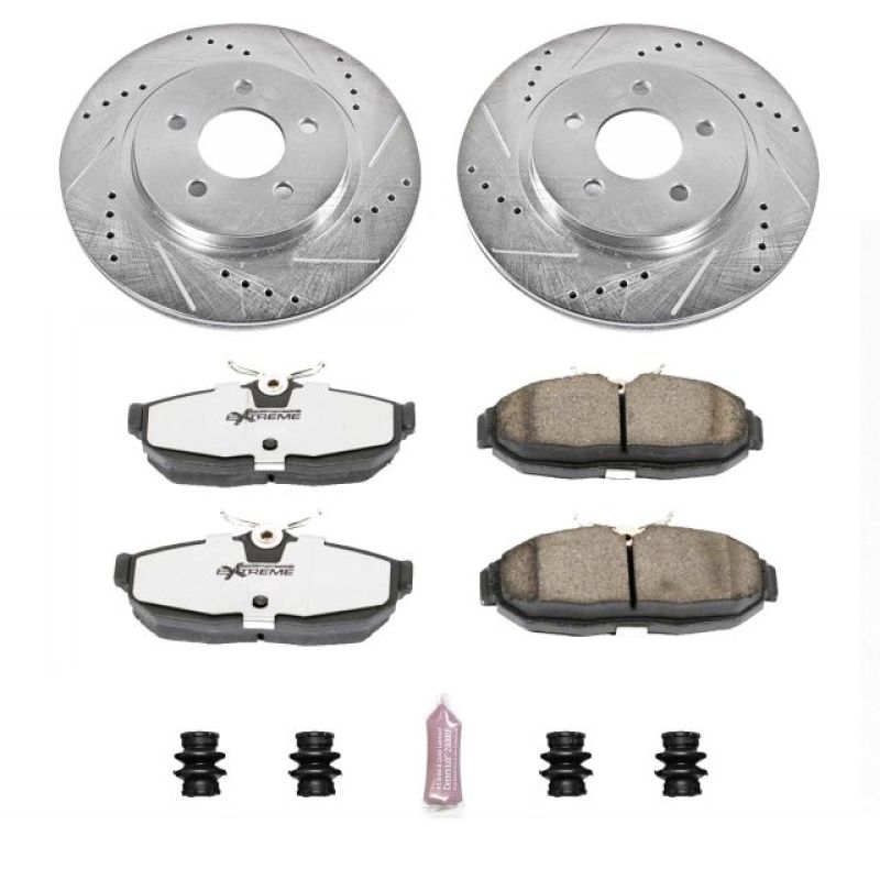 PowerStop Power Stop 05-11 Ford Mustang Rear Z26 Street Warrior Brake Kit