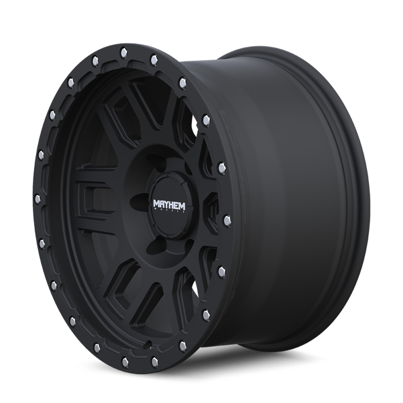 Mayhem 8304 Delta 20x9 / 6x139.7 BP / 0mm Offset / 106mm Hub Matte Black Wheel