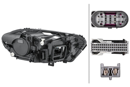 Hella 19-20 Mercedes-Benz A Class Headlamp Lh Led Static