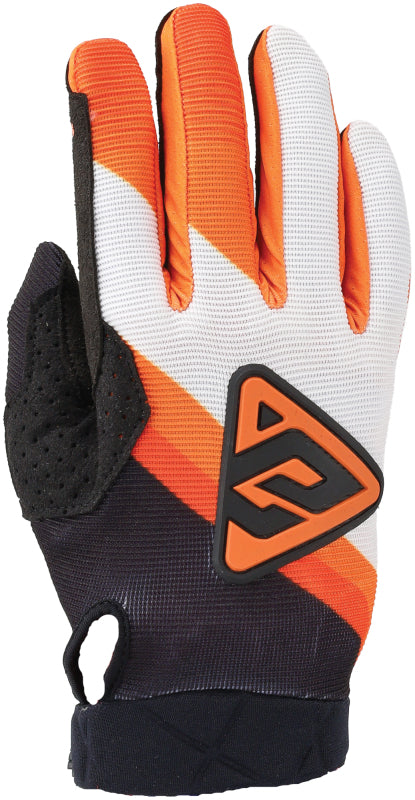 Answer Peak Flo Gloves Black/Hyper Orange/White - Large