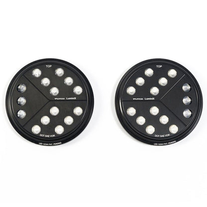 Putco 97-06 Jeep Wrangler TJ - Luminix High Power LED HeadLights - 1 (Pair) - 12000LM