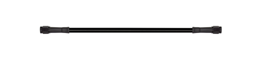 Goodridge 64in Universal Brake Line Assembly w/Black Zinc Fittings & Black Hose
