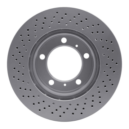 DFC 05-08 Porsche Boxster Right Front Drilled GeoSPEC Coated Rotor