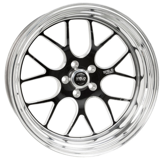 Weld S77 20x7 / 5x115mm BP / 2.8in. BS Black Wheel (High Pad) - Non-Beadlock