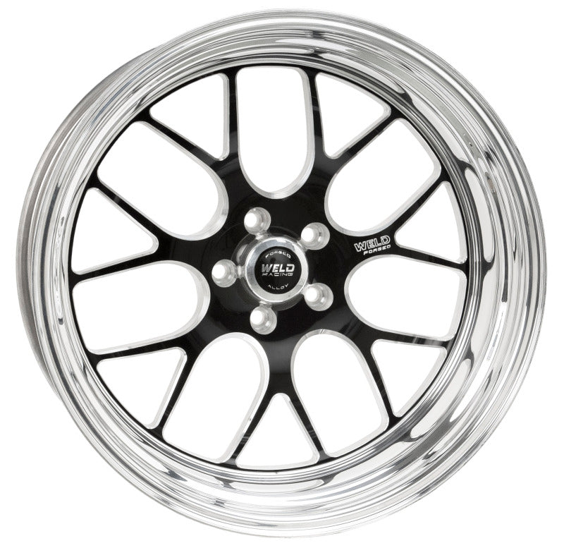 Weld S77 20x10.5 / 5x115mm BP / 5.3in. BS Black Wheel (High Pad) - Non-Beadlock
