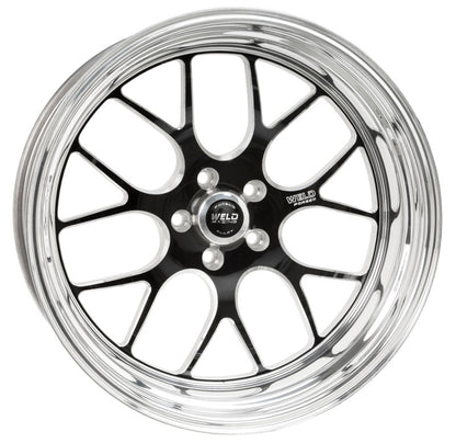 Weld S77 20x10.5 / 5x115mm BP / 5.3in. BS Black Wheel (High Pad) - Non-Beadlock