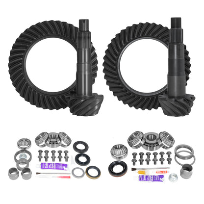Yukon Gear & Axle Yukon Ring & Pinion Gear Kit Front & Rear for Toyota 8.2/8IFS Diff (w/o Factory Locker) 4.56 Ratio