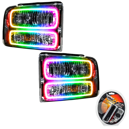 ORACLE Lighting Oracle 05-07 Ford F-250/350 SMD HL - Chrome - ColorSHIFT