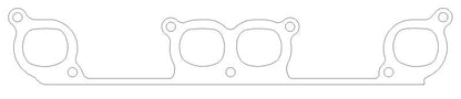 Cometic Gasket Cometic Chevy Gen1 Small Block V8 .064in ArmorCore Exhaust Manifold Gasket Set-Brodix GB 2000 Heads