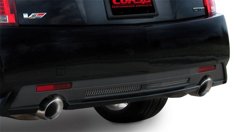 CORSA Performance Corsa 2009-2014 Cadillac CTS Sedan V 6.2L V8 Polished Sport Axle-Back Exhaust