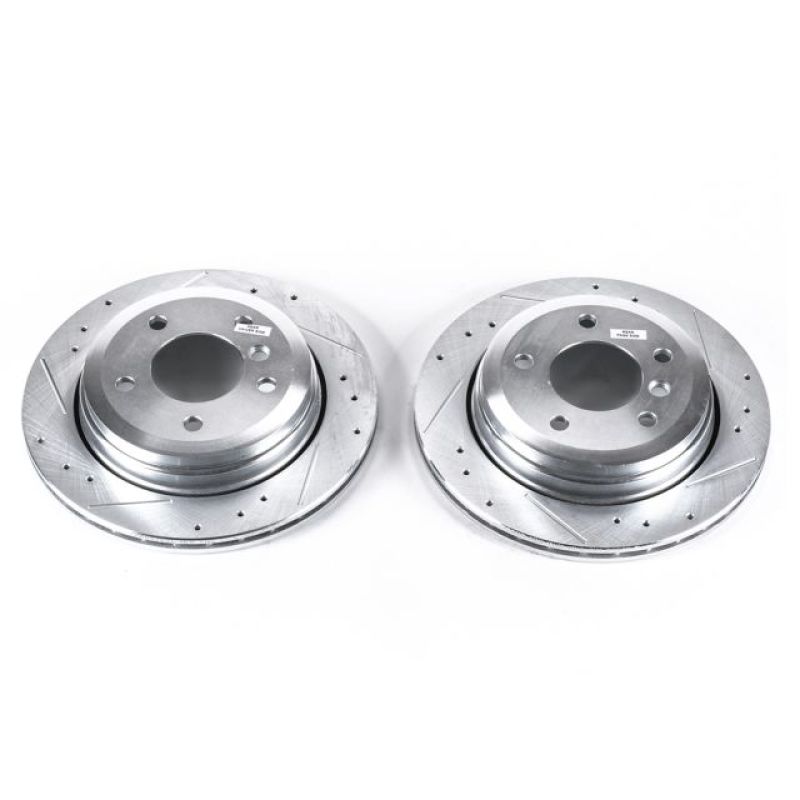 PowerStop Power Stop 01-05 BMW 325xi Rear Evolution Drilled & Slotted Rotors - Pair