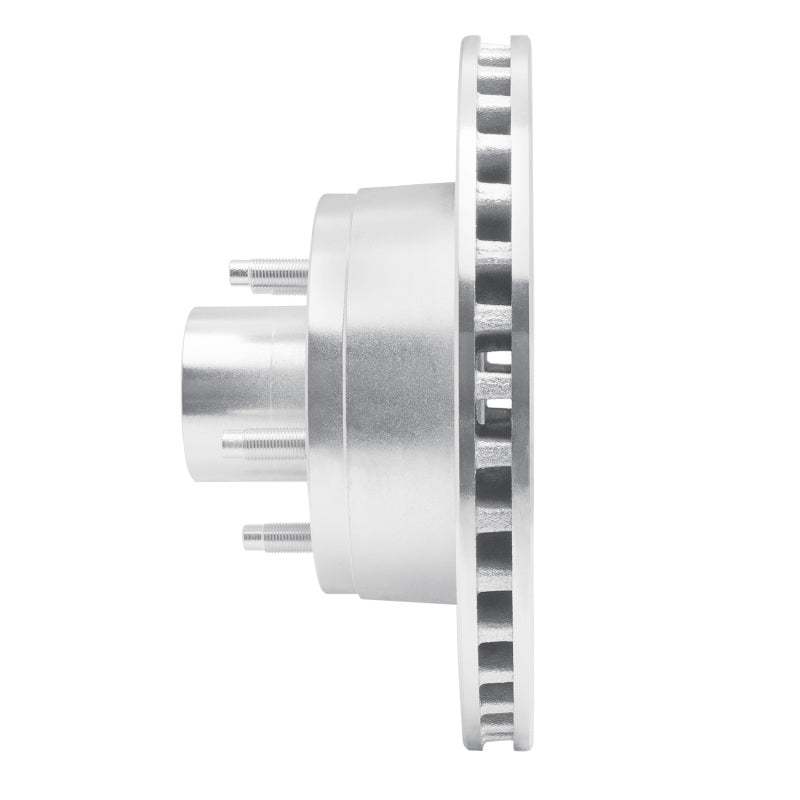 R1 Concepts R1 90-91 Ford Country Squire Front Right Drilled & Slotted Silver Brake Rotor
