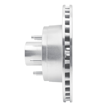 R1 Concepts R1 90-91 Ford Country Squire Front Right Drilled & Slotted Silver Brake Rotor