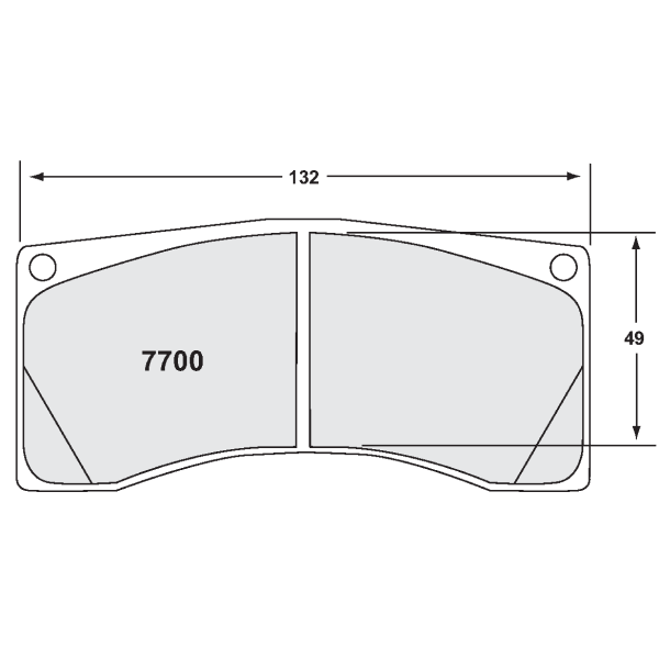 PFC 7700.10 BRAKE PADS RACE 10 CMPD PORSCHE 997 GT3/GT2/RS PORSCHE 997 GT3/GT2