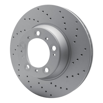 DFC 99-23 Porsche 911 Left Rear Drilled GeoSPEC Coated Rotor