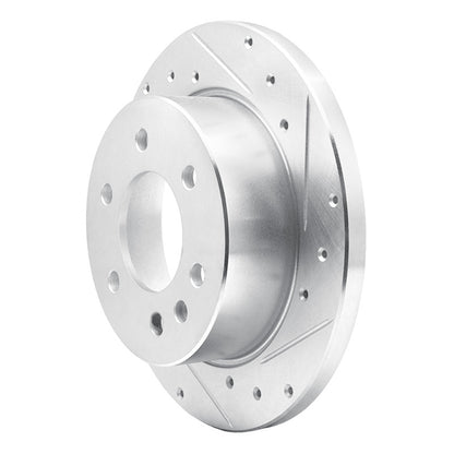 R1 Concepts R1 19-25 Freightliner SprintER 1500 Rear Right Drilled & Slotted Silver Brake Rotor