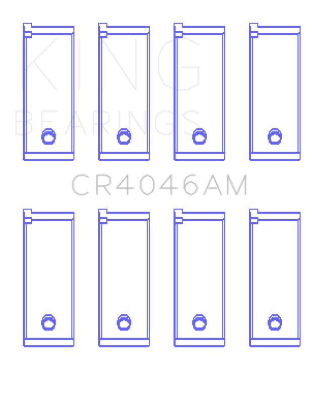 King Engine Bearings Honda D16A/D16Y/D16Z Rod Bearing Set - Size +0.25mm