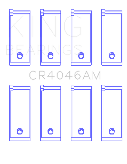 King Engine Bearings Acura D16A1 (Size STD) Rod Bearing Set (Size +0.75)