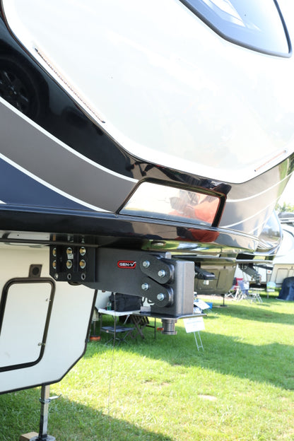 GEN-Y Hitch Gen-Y Executive Torsion-Flex 5th Wheel King Pin Box (3.5K-6.5K PW Range 30K Towing) - Fits Rhino