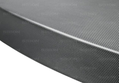 Seibon 09-12 Nissan GTR R35 OEM Dry Carbon Fiber Trunk/Hatch (NO Spoiler Holes)