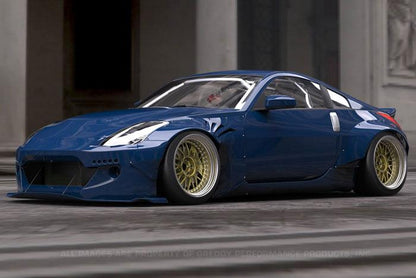 GReddy Nissan Z33 Rocky Bunny Aero Kit - Rear Fenders