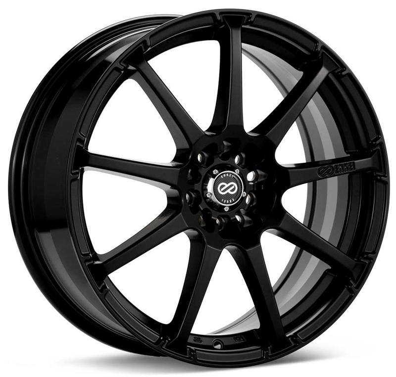 Enkei EDR9 17x7 5x100/114.3 45mm offset 72.6 Bore Diameter Black Wheel