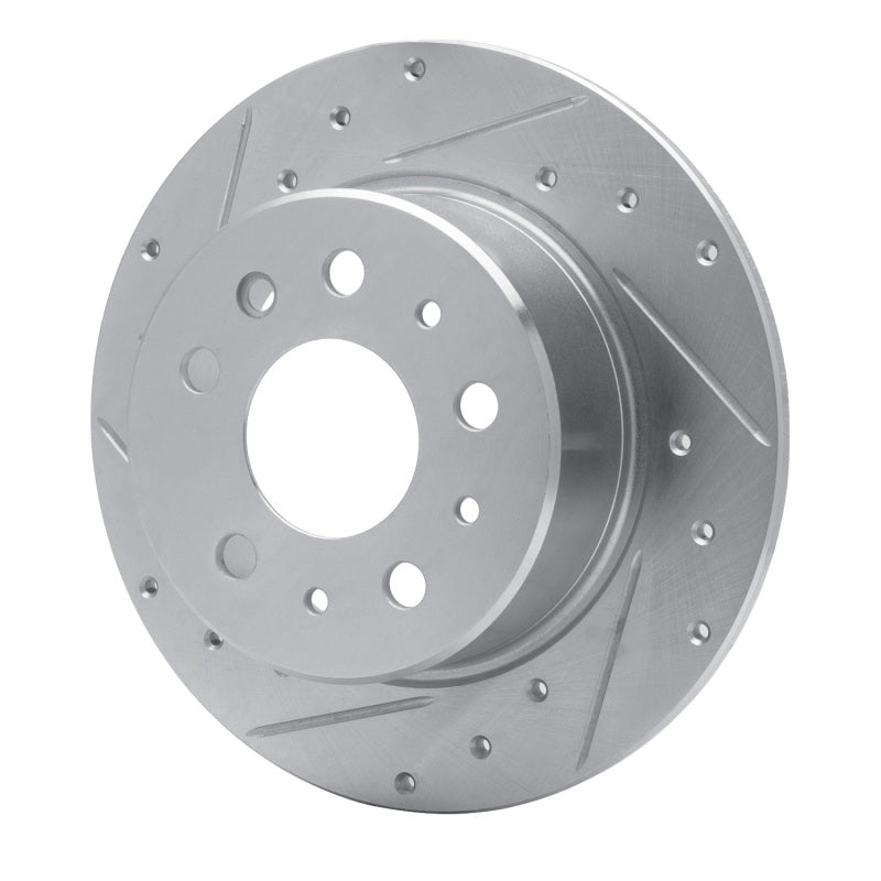 R1 Concepts R1 61-91 Mercedes-Benz 230 Rear Left Drilled & Slotted Silver Brake Rotor