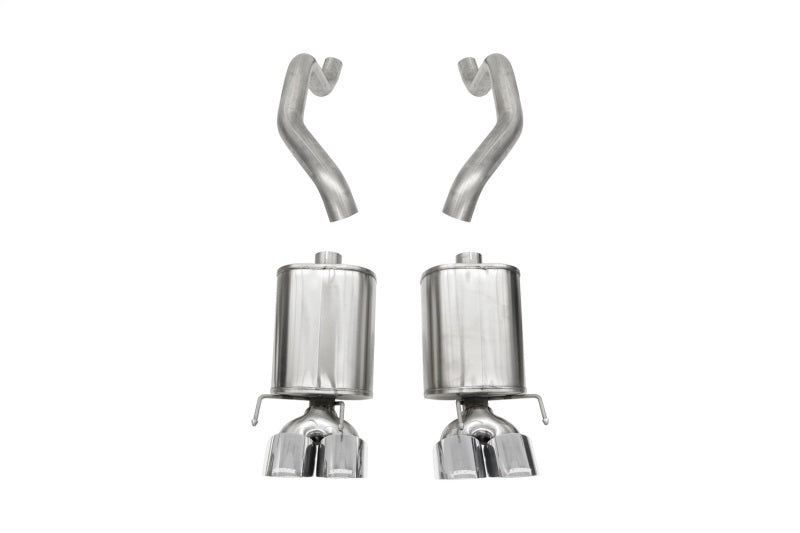 CORSA Performance Corsa 2005-2007 Chevrolet Corvette (C6) 6.0L/6.2L Polished Sport Axle-Back Exhaust w/4.5in Tips