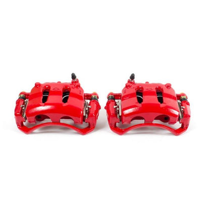 PowerStop Power Stop 93-94 Nissan D21 Front Red Calipers w/Brackets - Pair