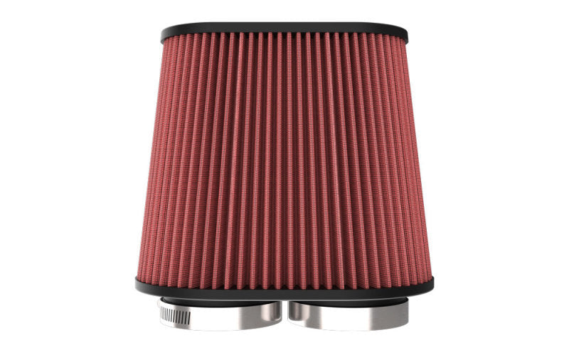 K&N Engineering K&N Universal Clamp-On Air Filter 3in Dual Flange 9in x 6in Base 7.5in x 3.688in Top 7.5in Height