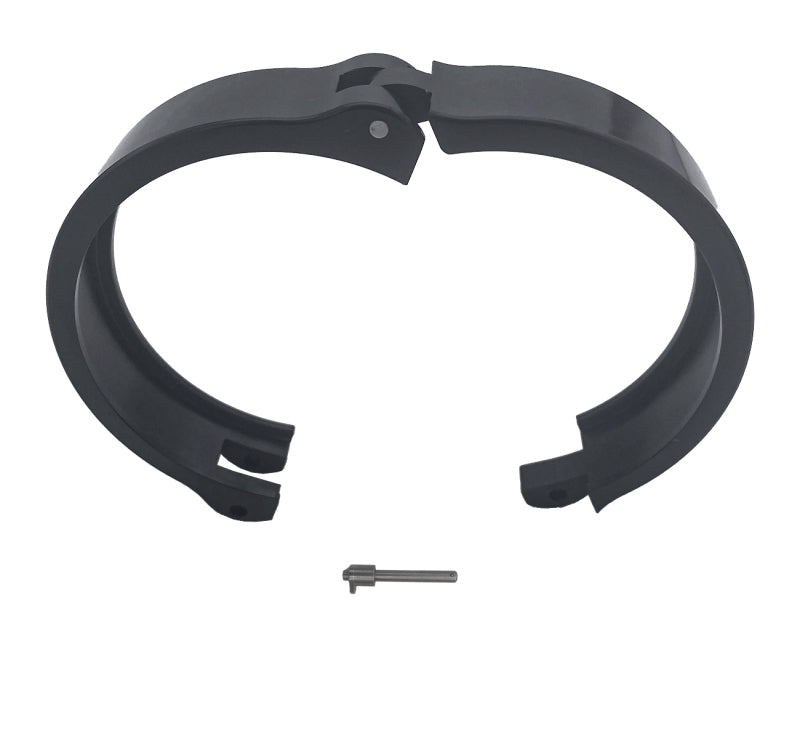 Granatelli Motor Sports Granatelli 3.0in Dual Seal Clamshell Clamp - Aluminum Black