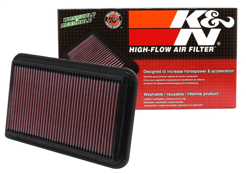 K&N Engineering K&N 01-06 Toyota Camry / 04-10 Sienna / 01-09 Highlander / 03-06 Lexus RX330 Drop In Air Filter