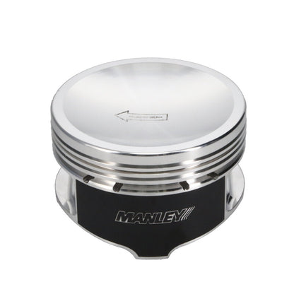 Manley Performance Manley Ford 4.6L/5.4L Stroker 3.7in Bore - 3.750in Stroke - Platinum 18cc Dish Piston Set