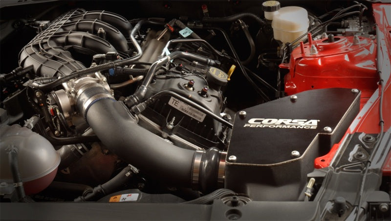 CORSA Performance Corsa 2015-2017 Ford Mustang EcoBoost 3.7L V6 Cold Air Intake with MaxFlow 5 Oiled Filter