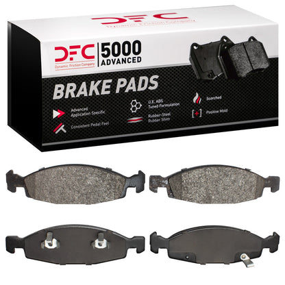 DFC 99-02 Jeep Grand Cherokee Front 5000 Advanced Semi Metallic Brake Pads