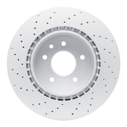 DFC 00-06 Jaguar XKR Rear Drilled GeoSPEC Coated Rotor