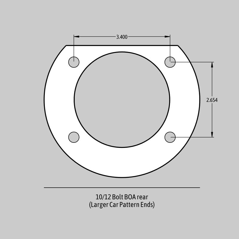 Baer Brakes 55-57 Chevrolet One-Fifty Series 13in SS4+ Rear SDZ Brake Kit - Silver