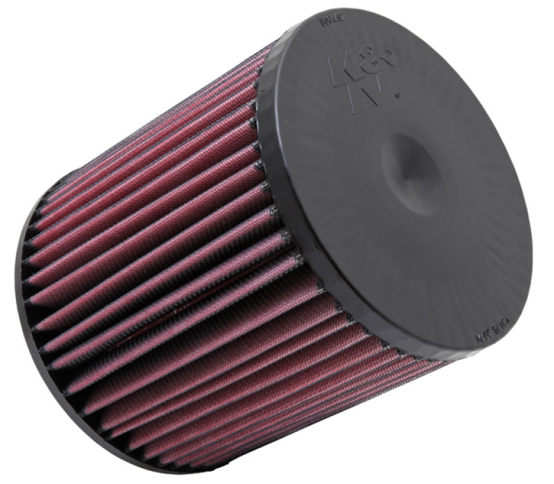 K&N Engineering K&N Replacement Round Straight Universal Air Filter for 2010-2015 Audi A8 2.0L/2.5L/3.0L/4.0L/4.2L