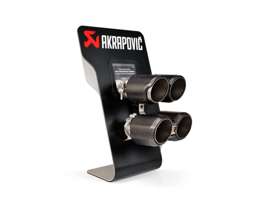 Akrapovic Akrapovic Counter Display with BMW M3/M4 Sample Tail Pipe Sets