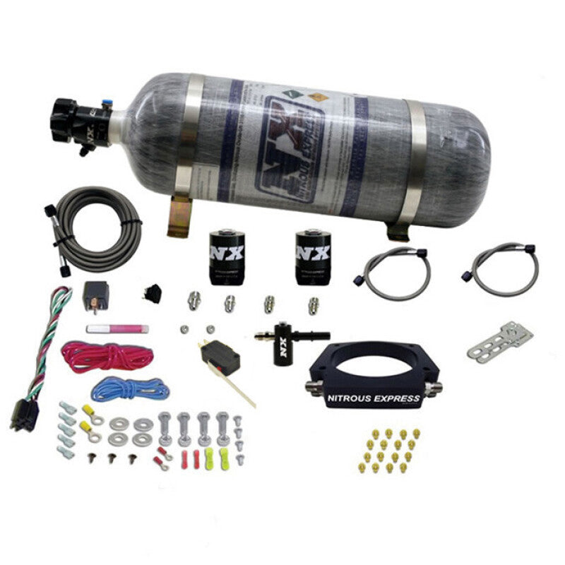 Nitrous Express LT2 C8 Nitrous Plate Kit (50-300HP) w/Composite Bottle