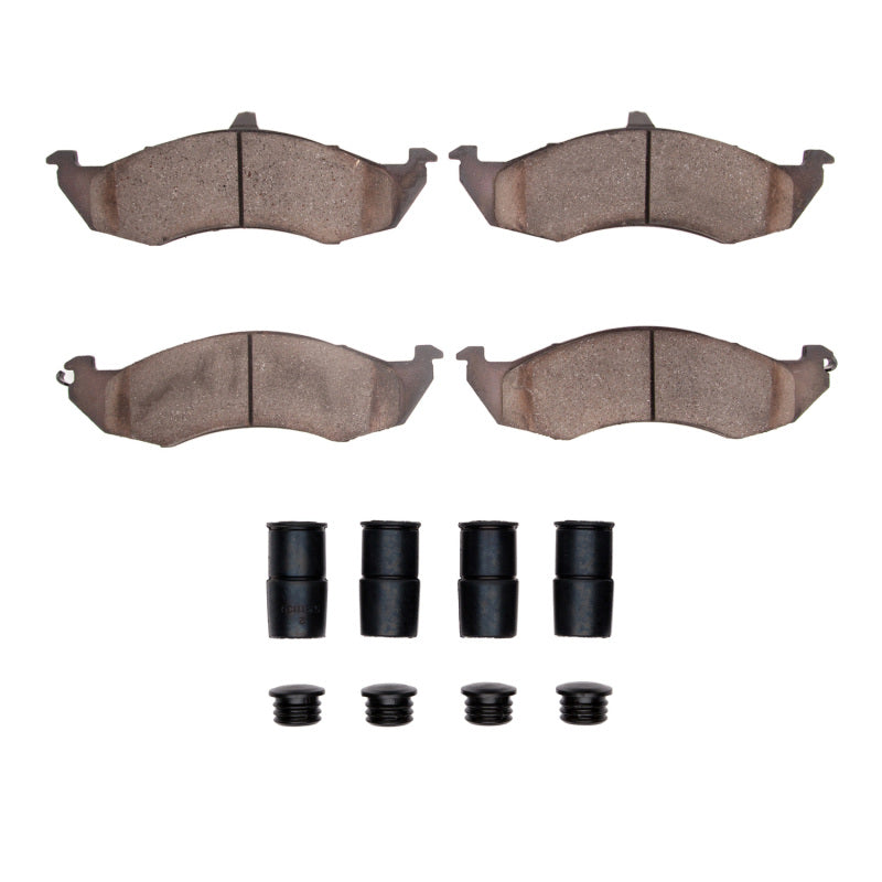 DFC 820092 Ford Thunderbird Front 5000 Advanced Semi Metallic Brake Pads and Hardware Kit