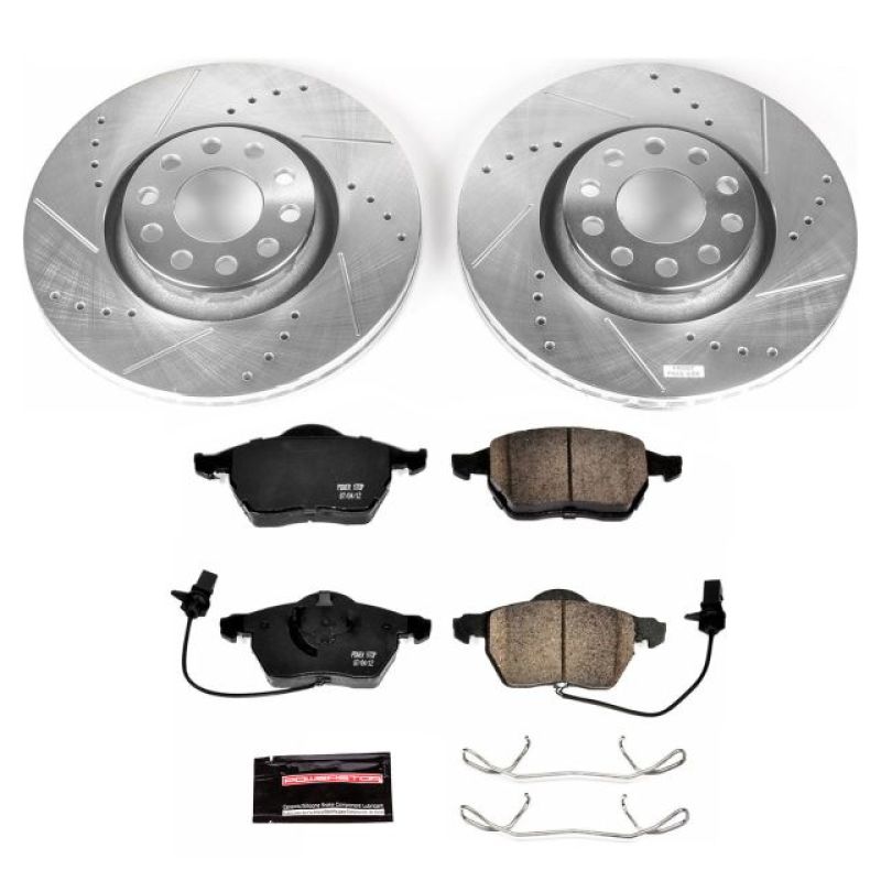 PowerStop Power Stop 02-05 Audi A4 Front Z23 Evolution Sport Brake Kit