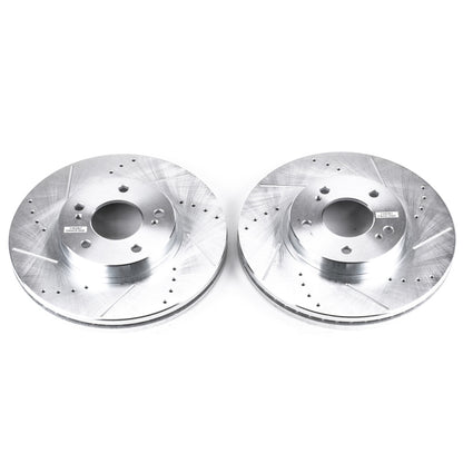 PowerStop Power Stop 97-01 Infiniti Q45 Front Evolution Drilled & Slotted Rotors - Pair
